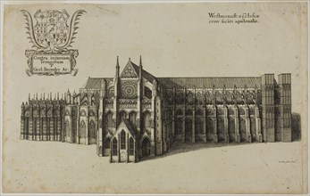 View from the North Westminster Church, n.d., Wenceslaus Hollar, Czech, 1607-1677, Bohemia, Etching