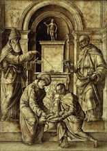 Sacrificial Scene, 1489/90, Gian Francesco de’Maineri, Italian, active 1489-1506, Italy, Pen and
