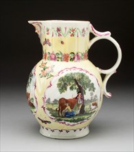 Jug, c. 1765, Worcester Porcelain Factory, Worcester, England, founded 1751, Worcester, Soft-paste