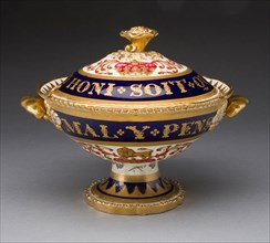 Covered Cream Bowl, c. 1820, Worcester Porcelain Factory (Flight, Barr & Barr Period), English,