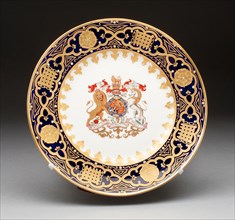 Plate, c. 1830, Worcester Porcelain Factory (Flight, Barr & Barr Period), Worcester, England,