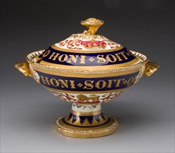 Covered Cream Bowl, c. 1820, Worcester Porcelain Factory (Flight, Barr & Barr Period), English,