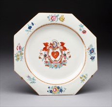 Plate, c. 1770, Worcester Porcelain Factory, Worcester, England, founded 1751, Worcester,