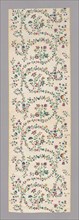 Panel (Dress Fabric), Qing dynasty (1644–1911), 1750/75, Made in China for the European/American