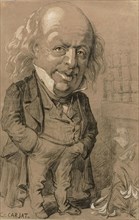 Caricatorial Portrait of Pierre-Jean de Beranger, c. 1856, Etienne Carjat, French, 1828–1906,