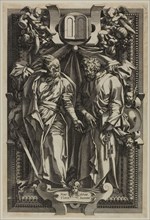 Saint Paul and Saint Peter, c. 1545, René Boyvin (French, 1524-c. 1598), after Rosso Fiorentino