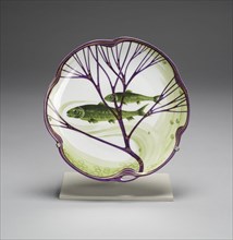 Plate from the Fish Service, 1899, Designed by Hermann Gradl, German, 1869-1934, Made by