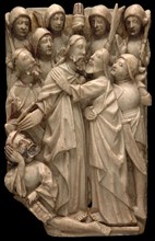 The Betrayal of Christ, 1500/25, English, Nottingham, Alabaster with traces of polychromy and