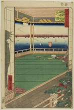 Moon-Viewing Point (Tsuki no misaki), from the series One Hundred Famous Views of Edo (Meisho Edo