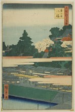 Ichigaya Hachiman Shrine (Ichigaya Hachiman), from the series One Hundred Famous Views of Edo