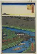 Yanagashima, from the series One Hundred Famous Views of Edo (Meisho Edo hyakkei), 1857, Utagawa