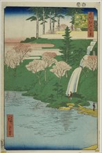 Chiyogaike Pond, Meguro (Meguro Chiyogaike), from the series One Hundred Famous Views of Edo