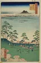 View to the North from Asuka Hill (Asukayama kita no chobo), from the series One Hundred Famous