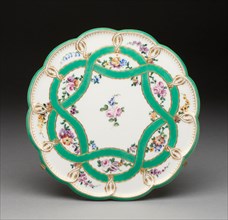 Footed Tray, 1757, Sèvres Porcelain Manufactory, French, founded 1740, Sèvres, Soft-paste