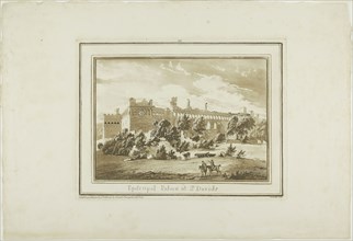Episcopal Palace at St. Davids, from Twelve Views in Aquatinta from Drawings taken on the Spot in