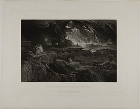 The Destruction of Sodom and Gomorrah, from Illustrations of the Bible, 1832, John Martin, English,