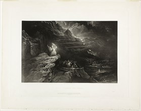 Moses Breaketh The Tables, from Illustrations of the Bible, 1833/34, John Martin, English,