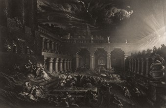 Belshazzar’s Feast, from Illustrations of the Bible, 1835, John Martin, English, 1789-1854,