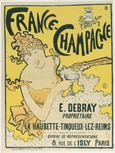 France-Champagne, 1889–91, Pierre Bonnard (French, 1867-1947), printed by Edward Ancourt et Cie.