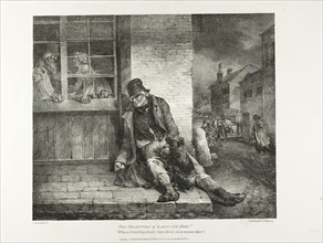 Pity the Sorrows of a Poor Old Man!… plate 2 from Various Subjects Drawn from Life on Stone, 1821,