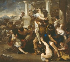 The Abduction of the Sabine Women, 1675/80, Luca Giordano, Italian, 1632-1705, Italy, Oil on