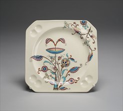 Plate, c. 1886, Designed by Christopher Dresser (English, born Scotland, 1834-1904), Made by Old