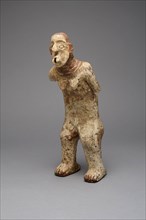Standing Female Figure, c. A.D. 200, Nayarit, Nayarit, Mexico, Nayarit state, Ceramic and pigment,