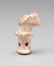 Labret, A.D. 200/700, Maya, Mexico or Guatemala, México, Stone and pigment, L. 3.8 cm (1 1/2 in.),