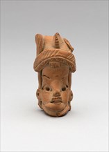 Head of a Female, c. 600 B.C., Preclassic period, Mexico or Guatemala, México, Ceramic and pigment