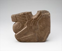Fragment of a Hacha, c. A.D. 800, Classic Veracruz, Veracruz, Mexico, Veracruz state, Stone, 17.5 x