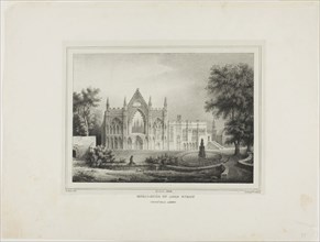 Residence of Lord Byron, 1826, Rembrandt Peale, American, 1778-1860, United States, Lithograph on