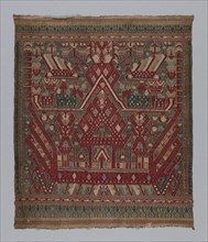 Tampan (Ceremonial Cloth), 19th century, Indonesia, Sumatra, Southeast Lampung, Kalianda district,
