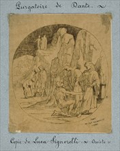 Dante’s Purgatory, c. 1857, Jules-Élie Delaunay (French, 1828-1891), after Luca Signorelli