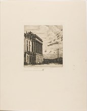 The Admiralty, Paris, 1865, Charles Meryon (French, 1821-1868), printed by Auguste Delâtre (French,