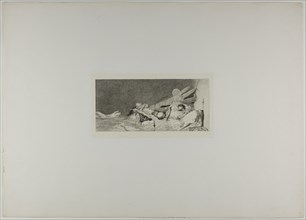 Fears, plate seven from A Glove, 1881, Max Klinger, German, 1857-1920, Germany, Etching on ivory