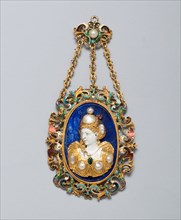 Pendant with the Bust of a Woman, 1550/1600 with 19th–century additions, Northern European, France,