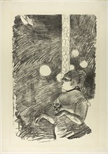 The Song of the Dog, 1876–77, Edgar Degas, French, 1834-1917, France, Transfer lithograph in crayon