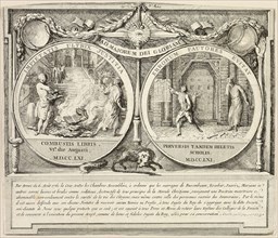Expulsion of the Jesuits, 1761, Gabriel Jacques de Saint-Aubin, French, 1724-1780, France, Etching,