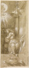 Study for the Virgin Annunciate, 1529/30, Camillo Boccaccino, Italian, 1504/1505-1546, Italy, Brush