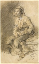 A Woodman Seated on a Bundle of Faggots, 1787, Thomas Gainsborough, English, 1727-1788, England,