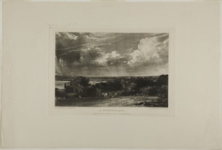 A Summerland, 1831, David Lucas (English, 1802-1881), after John Constable (English, 1776-1837),