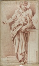 Standing Man, Pointing with Right Hand, n.d., After Raffaello Sanzio, called Raphael, Italian,