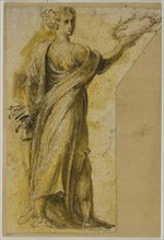 Standing Woman with Laurel Wreath, n.d., Biagio Pupini, called dalle Lame, Italian, active