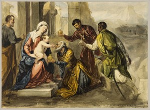 Adoration of the Magi, 1827, After Bonifazio de’ Pitati, called Bonifazio Veronese, Italian, c.