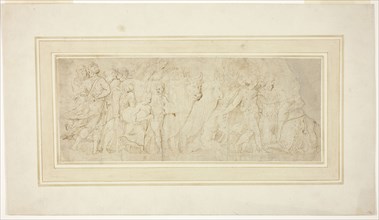 Procession of Figures and Oxen, 1549/53, Attributed to Girolamo Sellari, called Girolamo da Carpi,