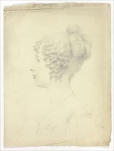 Profile of Woman Facing Left, n.d., Unknown Artist, British, 19th century, United Kingdom,