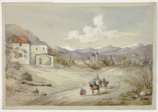 Albenga on the Corniche (Costal) Road, November 6, 1841, Elizabeth Murray, English, c. 1815-1882,