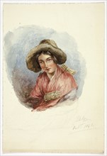 Portrait of Peasant Woman, October 1840, Elizabeth Murray, English, c. 1815-1882, England,