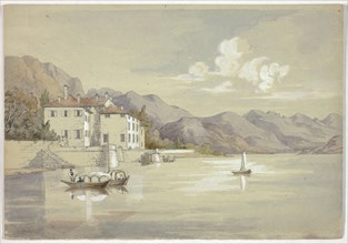 Majolica, Lake Como, September 1841, Elizabeth Murray, English, c. 1815-1882, England, Watercolor