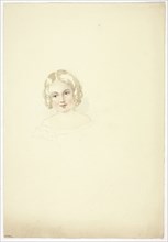 Portrait Head of a Young Girl, n.d., Elizabeth Murray, English, c. 1815-1882, England, Watercolor